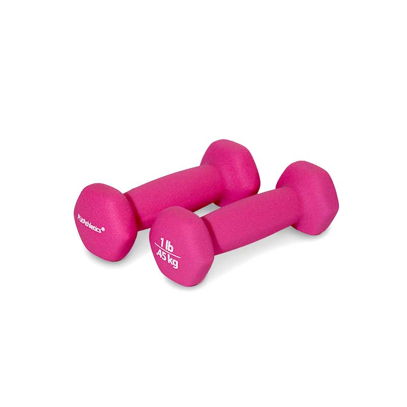 Neoprene Dumbbell Set inside Packaging