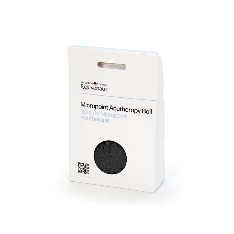 Micropoint Acutherapy Ball Black inside a packaging