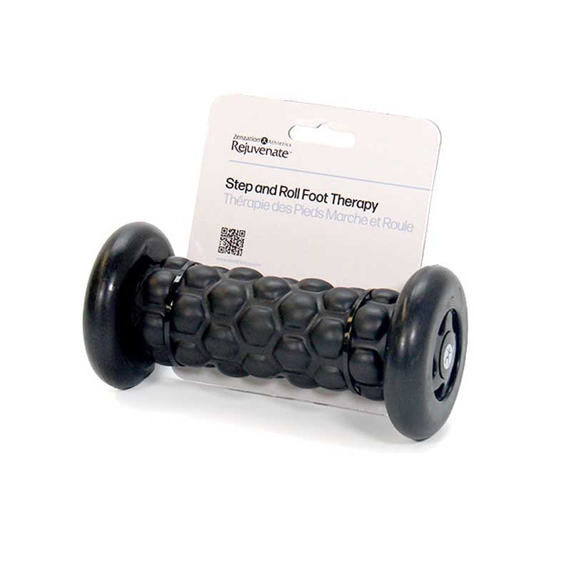 Step and Roll Foot Therapy Black with headercard